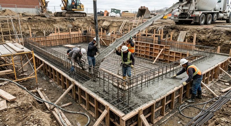 Basement Concrete Installation in Clay County, NC