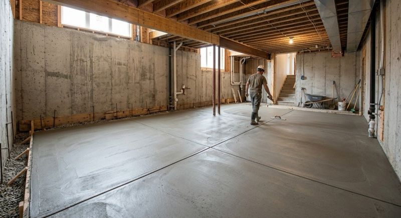 Basement Concrete Installation in Copperhill, TN