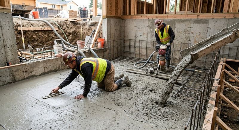 Basement Concrete Installation in Dahlonega, GA