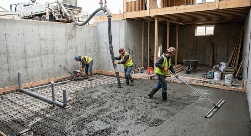 Basement Concrete Installation in Hayesville, NC