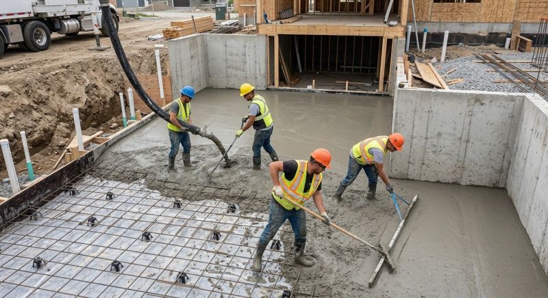 Basement Concrete Pouring in Blairsville, GA
