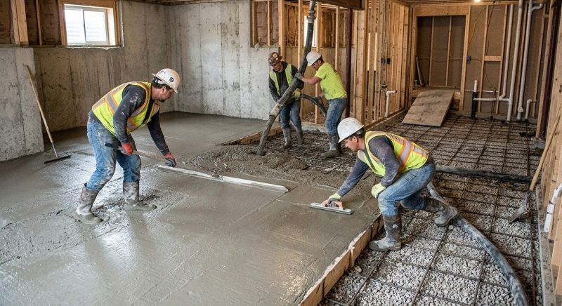 Basement Slab Installation in Blairsville, GA