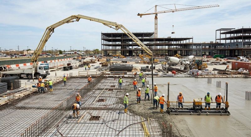 Commercial Slab Construction in Copperhill, TN