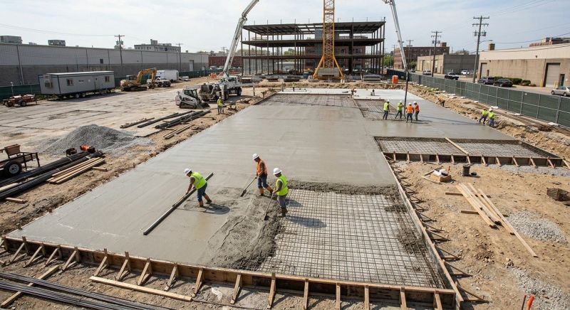 Commercial Slab Construction in Mc Caysville, GA