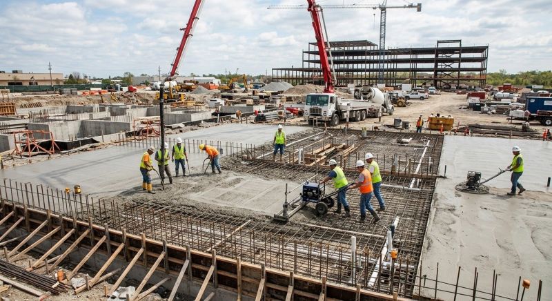 Commercial Slab Construction in Murphy, NC