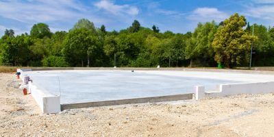 Commercial Slab Installation in Clay County, NC