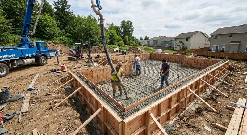 Concrete Foundation Installation in Young Harris, GA
