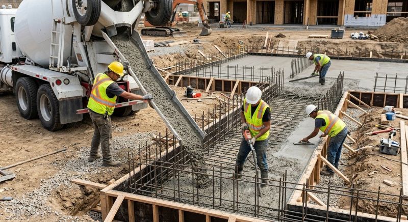 Foundation Wall Pouring in Suches, GA