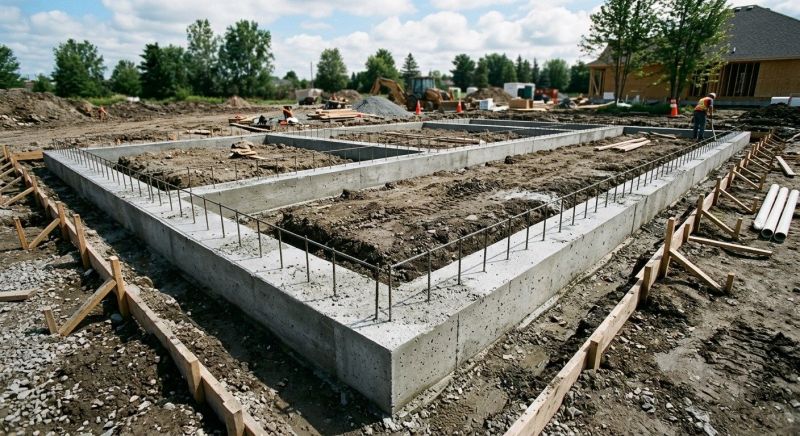 House Footing Construction in Blairsville, GA